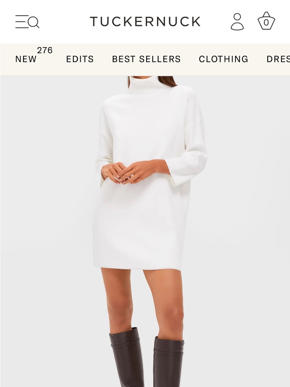 Tuckernuck Beige sweater dress